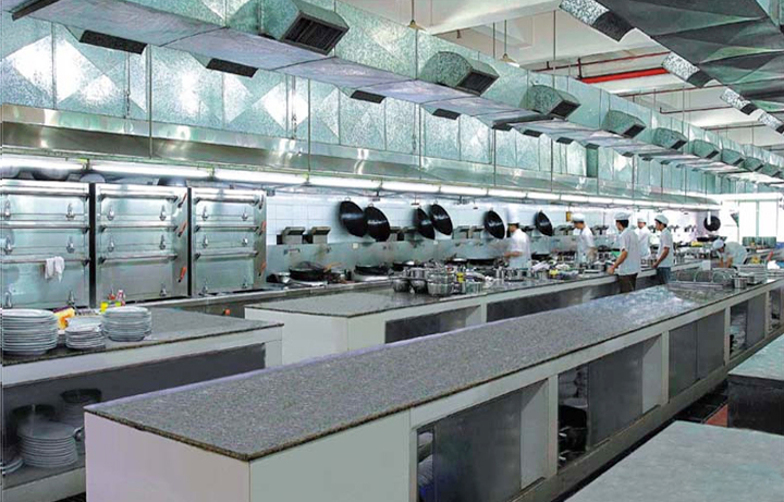 成都電力公司職工食堂廚房設備現場圖片