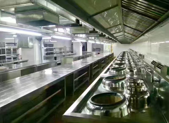 四川中核高通藥業職工食堂廚房設備工程圖片2