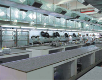 食堂不銹鋼廚房設備應該如何清洗和保養?