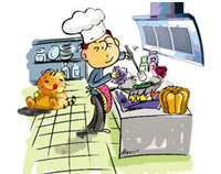 中式廚房設計中應該如何注意廚房安全