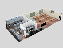 企業員工食堂廚房設備廠家和你聊聊食堂廚房功能間的設計要點