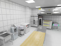 成都幼兒園廚房設備廠家告訴你商用廚房空間和通道設計技巧