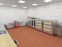 成都大型食堂廚房設備廠家告訴你食堂廚房設計說明