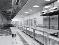 廚具設備生產廠家告訴商用廚房設計哪些區域必須有