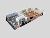 學校廚房設備廠家告訴你食品處理區對清潔的要求