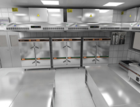 食堂廚房設備廠家教你確定廚房個工作間位置